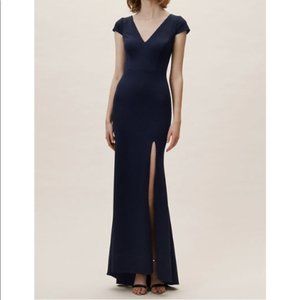 BHLDN Navy Gown Stunner